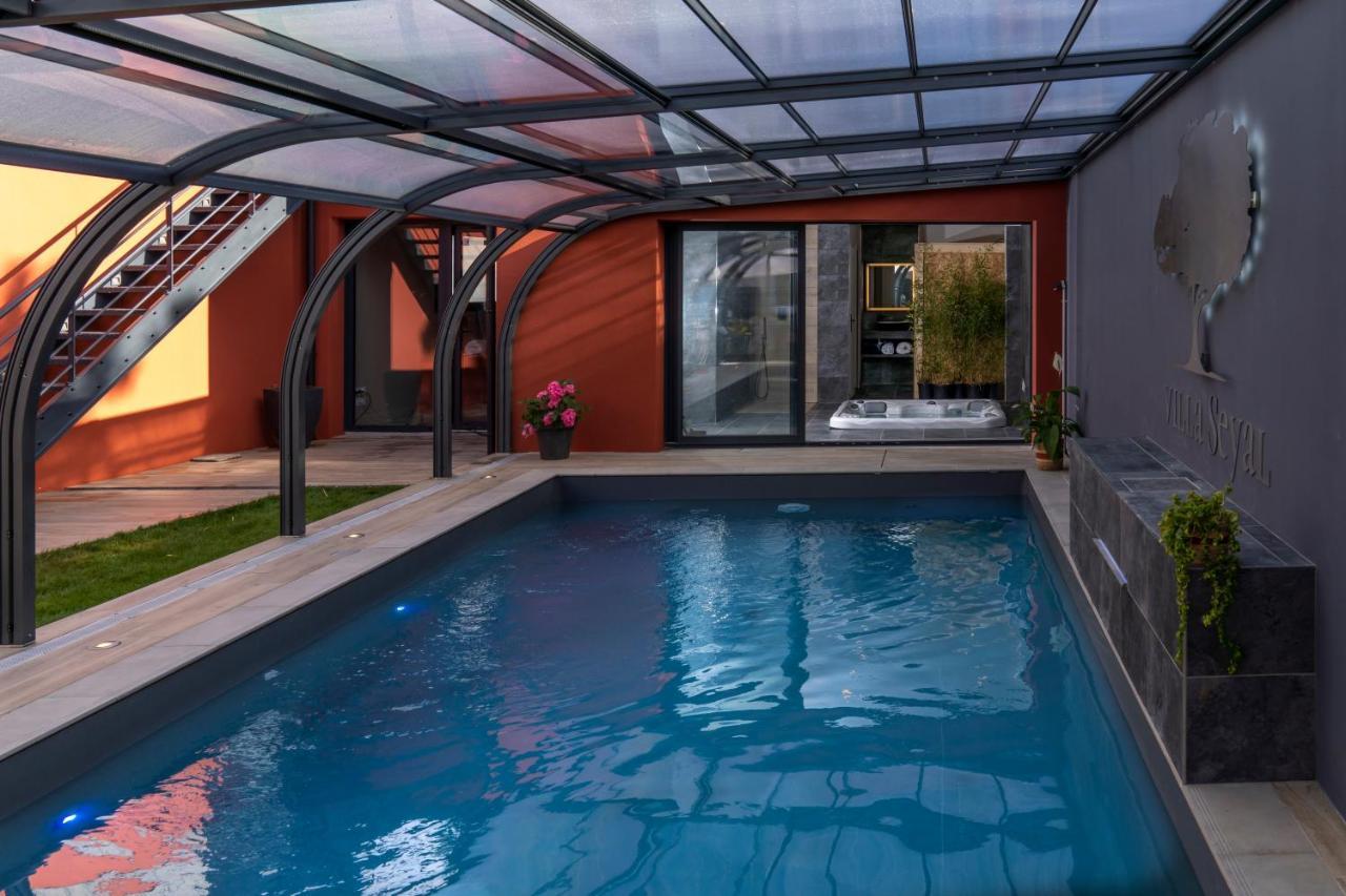 Villa Seyal - Avec Piscine - Jacuzzi - Sauna & Climatisation Le Mans Exterior foto